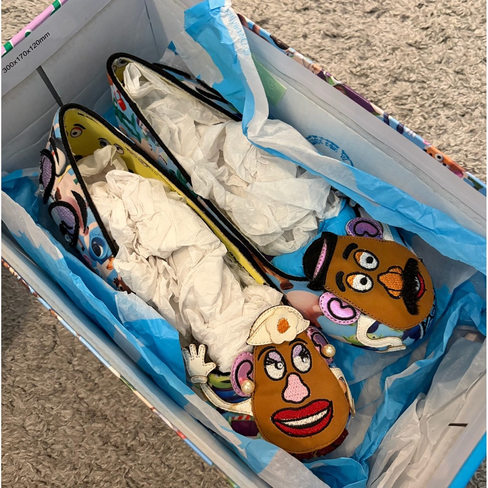 NEW Irregular Choice Disney Toy Story Keep Em Together Potato Head Flats SIZE 36 - Picture 5 of 9